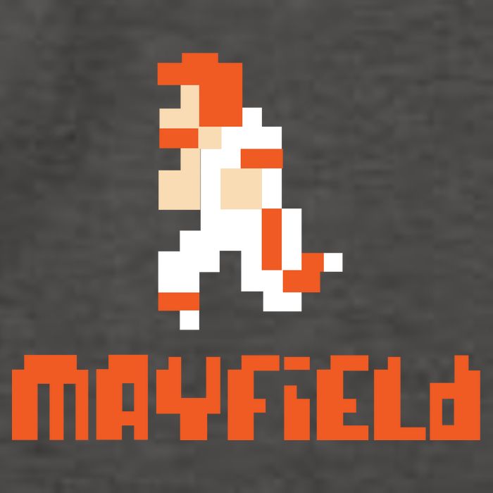 Mayfield Pixel Quarterback Cleveland Vector Backpack