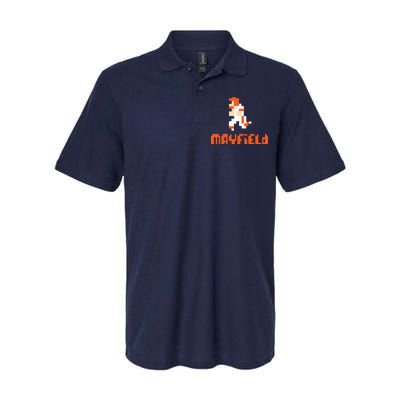 Mayfield Pixel Quarterback Cleveland Softstyle Adult Sport Polo