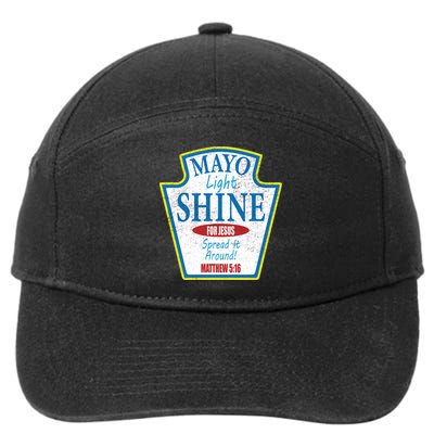 Mayo Light Shine for Jesus 7-Panel Snapback Hat