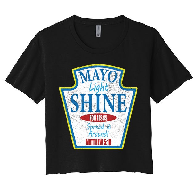 Mayo Light Shine for Jesus Crop Top