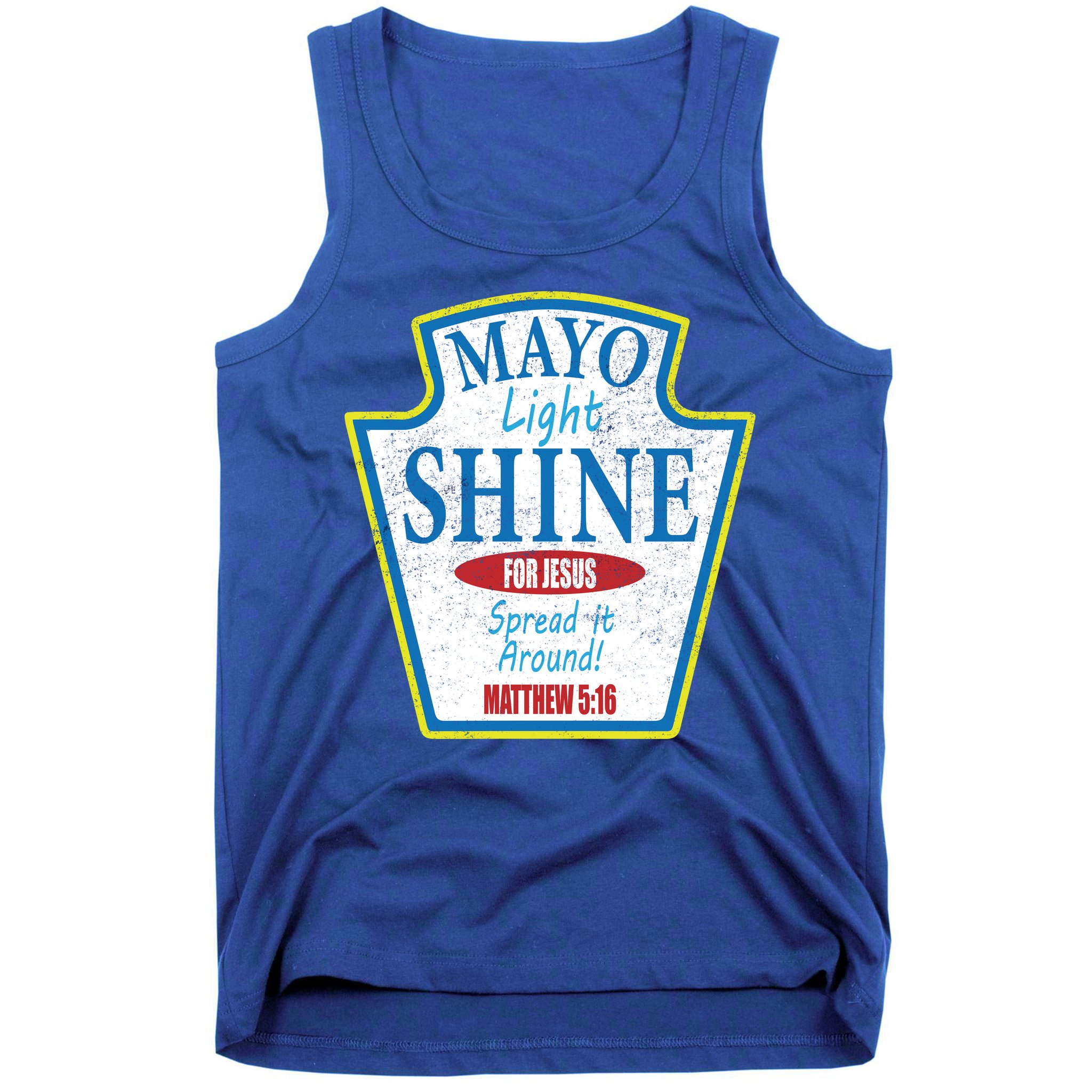 Mayo Light Shine for Jesus Tank Top