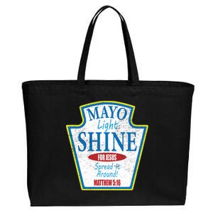 Mayo Light Shine for Jesus Cotton Canvas Jumbo Tote