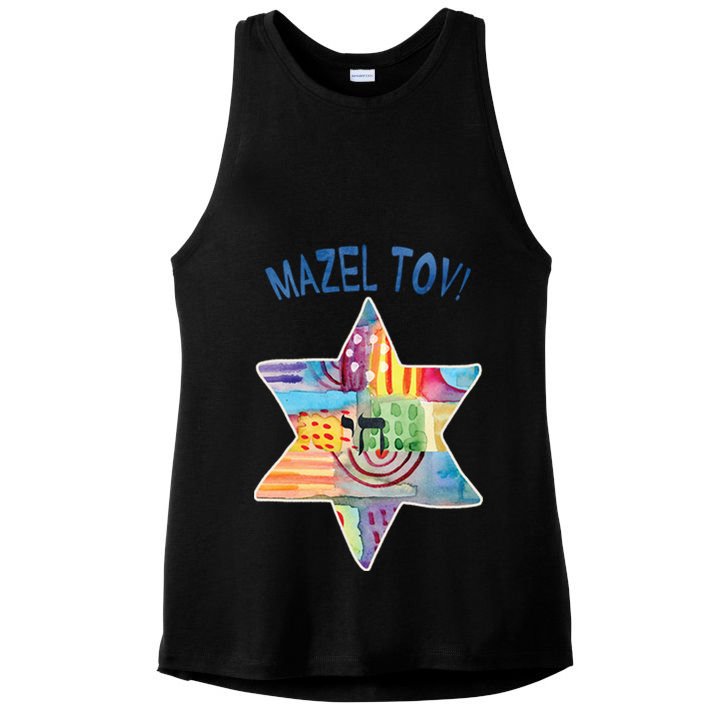 Mazel Tov Ladies PosiCharge Tri-Blend Wicking Tank