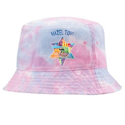 Mazel Tov Tie-Dyed Bucket Hat