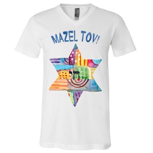 Mazel Tov V-Neck T-Shirt