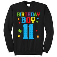 Master Builder 11th Birthday 11 Year Building Bricks Sweatshirt