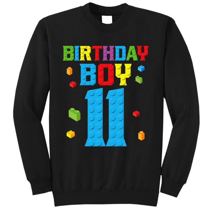 Master Builder 11th Birthday 11 Year Building Bricks Sweatshirt