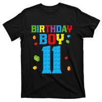 Master Builder 11th Birthday 11 Year Building Bricks T-Shirt