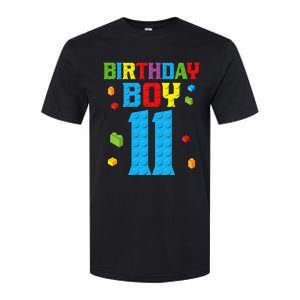 Master Builder 11th Birthday 11 Year Building Bricks Softstyle CVC T-Shirt