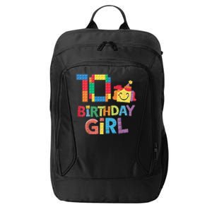 Master Builder 10th Birthday Girl 10 Year Old Brick Blocks City Backpack