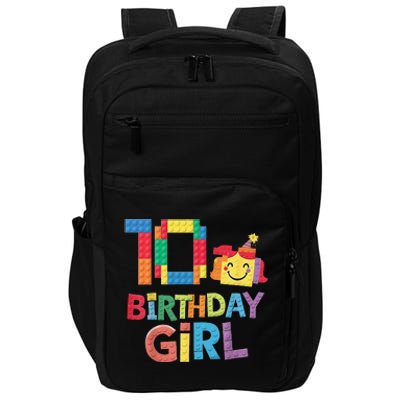 Master Builder 10th Birthday Girl 10 Year Old Brick Blocks Impact Tech Backpack