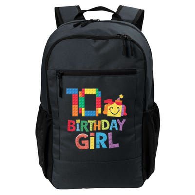 Master Builder 10th Birthday Girl 10 Year Old Brick Blocks Daily Commute Backpack