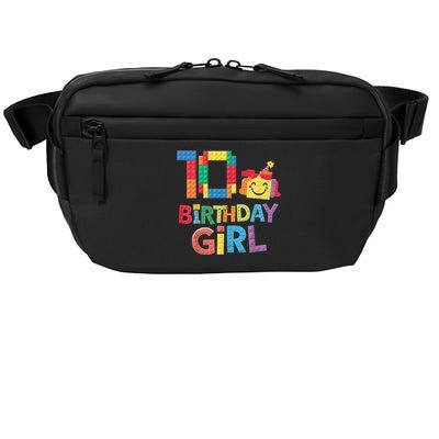 Master Builder 10th Birthday Girl 10 Year Old Brick Blocks Crossbody Pack