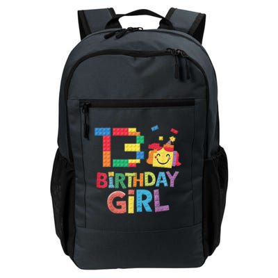 Master Builder 13th Birthday Girl 13 Year Old Brick Blocks Daily Commute Backpack