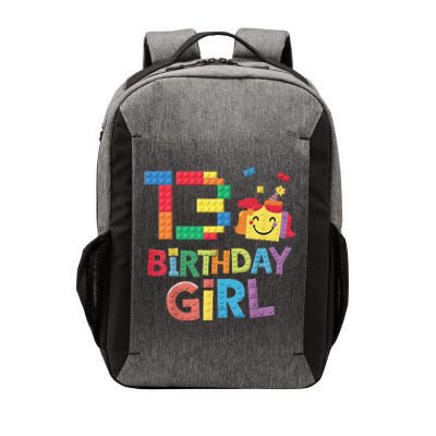 Master Builder 13th Birthday Girl 13 Year Old Brick Blocks Vector Backpack