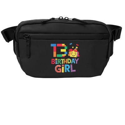 Master Builder 13th Birthday Girl 13 Year Old Brick Blocks Crossbody Pack