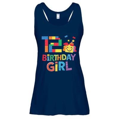 Master Builder 12th Birthday Girl 12 Year Old Brick Blocks Ladies Essential Flowy Tank