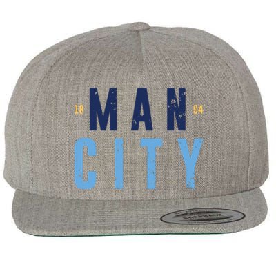 Manchester Blue 1894 Wool Snapback Cap