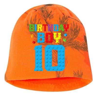 Master Builder 10th Birthday Boy Ten 10 Year Building Bricks Kati - Camo Knit Beanie