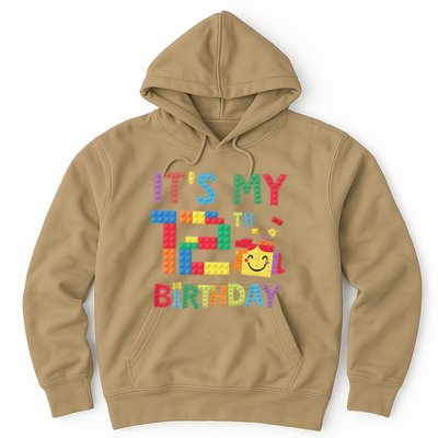 Master Builder 12th ItS My 12th Birthday Brick Blocks Hoodie