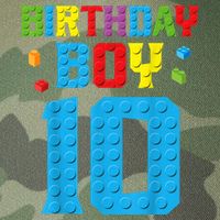 Master Builder 10th Birthday Boy Ten 10 Year Building Bricks Legacy Tie Dye Trucker Hat
