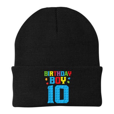 Master Builder 10th Birthday Boy Ten 10 Year Building Bricks Beanie