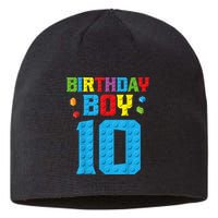 Master Builder 10th Birthday Boy Ten 10 Year Building Bricks Sustainable Beanie