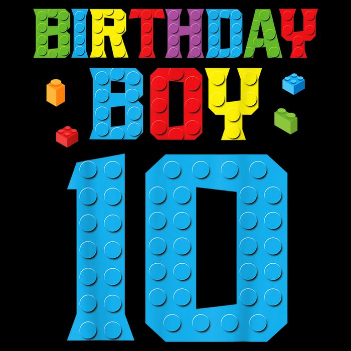 Master Builder 10th Birthday Boy Ten 10 Year Building Bricks Sustainable Beanie
