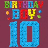 Master Builder 10th Birthday Boy Ten 10 Year Building Bricks 16oz Travel Tumbler