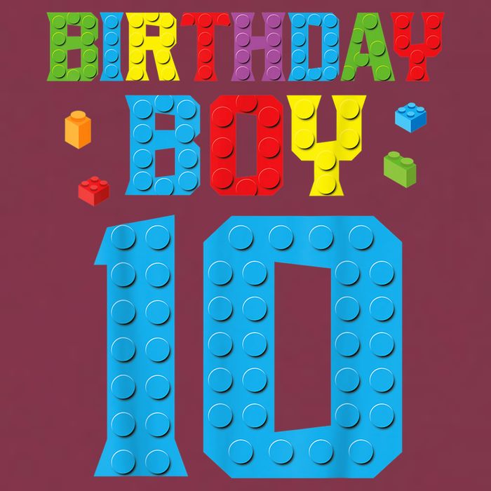 Master Builder 10th Birthday Boy Ten 10 Year Building Bricks 16oz Travel Tumbler