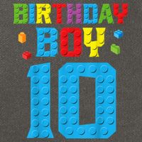 Master Builder 10th Birthday Boy Ten 10 Year Building Bricks Cotton Canvas Backpack
