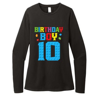 Master Builder 10th Birthday Boy Ten 10 Year Build Womens CVC Long Sleeve Shirt