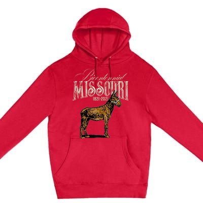 Missouri Bicentennial 2021 Anniversary Mule Proud Missourian Premium Pullover Hoodie