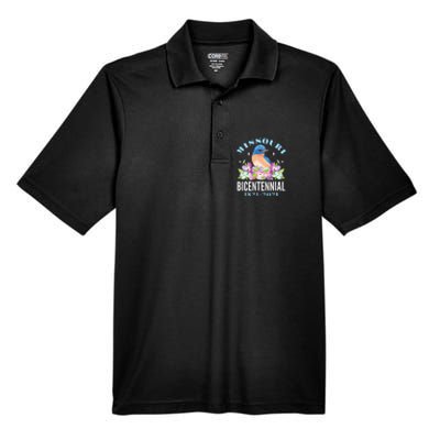 Missouri Bicentennial 200 Anniversary Bluebird Dogwood Men's Origin Performance Pique Polo