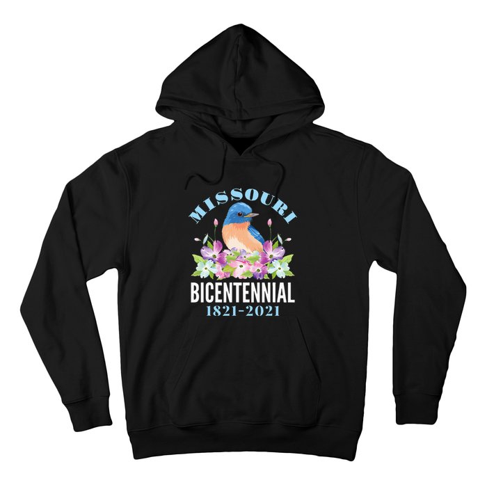 Missouri Bicentennial 200 Anniversary Bluebird Dogwood Hoodie