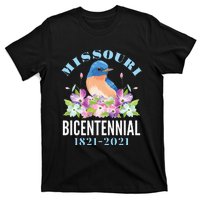 Missouri Bicentennial 200 Anniversary Bluebird Dogwood T-Shirt