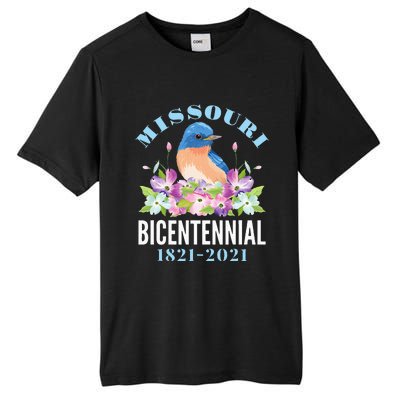 Missouri Bicentennial 200 Anniversary Bluebird Dogwood Tall Fusion ChromaSoft Performance T-Shirt