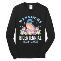 Missouri Bicentennial 200 Anniversary Bluebird Dogwood Tall Long Sleeve T-Shirt