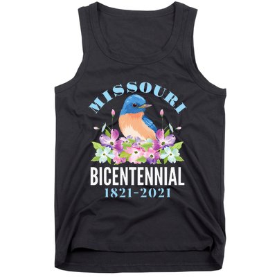 Missouri Bicentennial 200 Anniversary Bluebird Dogwood Tank Top