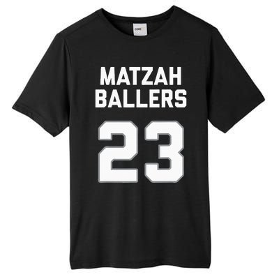 Matzah Baller 23 Funny Jewish Matzo Ball Pun Basketball Team Tall Fusion ChromaSoft Performance T-Shirt