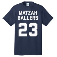 Matzah Baller 23 Funny Jewish Matzo Ball Pun Basketball Team Tall T-Shirt