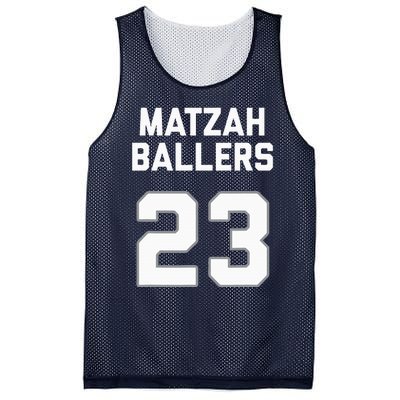 Matzah Baller 23 Funny Jewish Matzo Ball Pun Basketball Team Mesh Reversible Basketball Jersey Tank