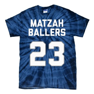 Matzah Baller 23 Funny Jewish Matzo Ball Pun Basketball Team Tie-Dye T-Shirt