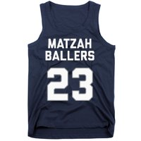 Matzah Baller 23 Funny Jewish Matzo Ball Pun Basketball Team Tank Top