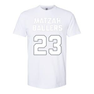 Matzah Baller 23 Funny Jewish Matzo Ball Pun Basketball Team Softstyle CVC T-Shirt