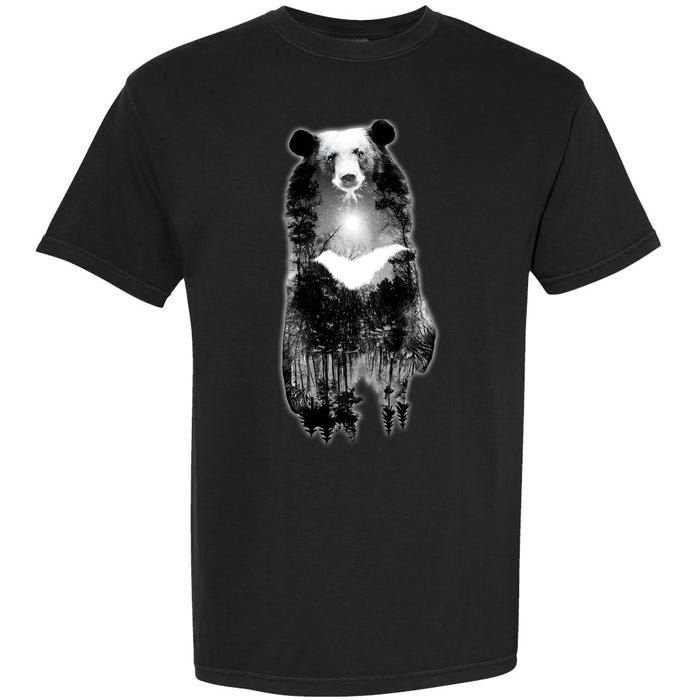 Moon Bear Wilderness Double Exposure Garment-Dyed Heavyweight T-Shirt
