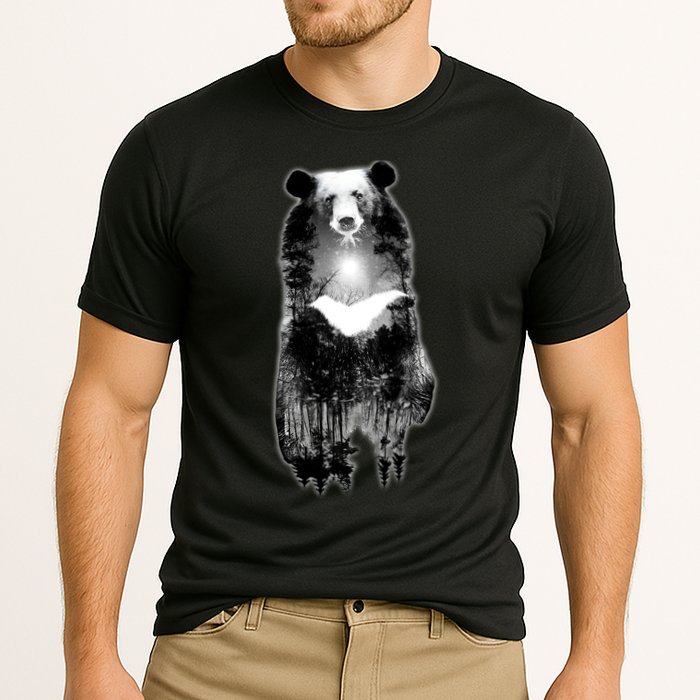 Moon Bear Wilderness Double Exposure Performance Shirt