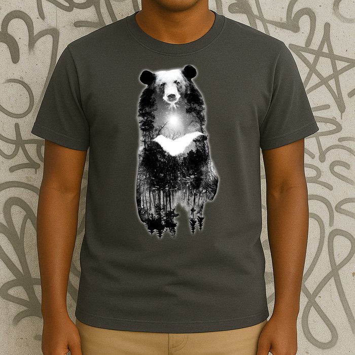 Moon Bear Wilderness Double Exposure T-Shirt