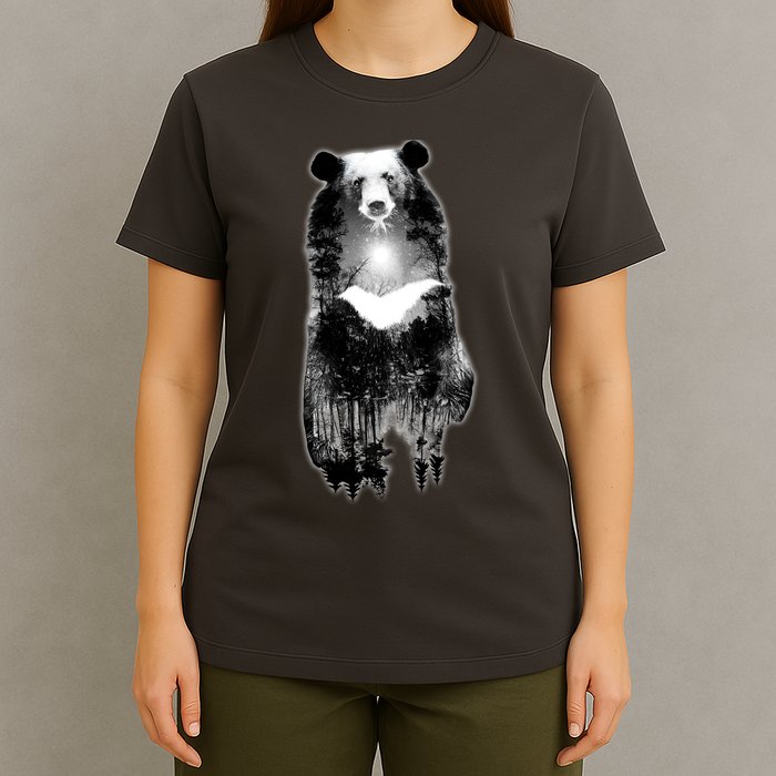 Moon Bear Wilderness Double Exposure T-Shirt