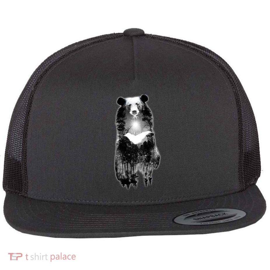 Moon Bear Wilderness Double Exposure Flatbill Hat